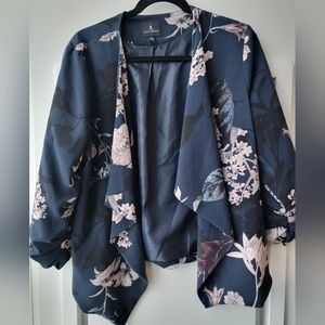 Jules & Leopold L Floral Waterfall Blazer
